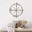 Elara Gold and Gray Wall Compass