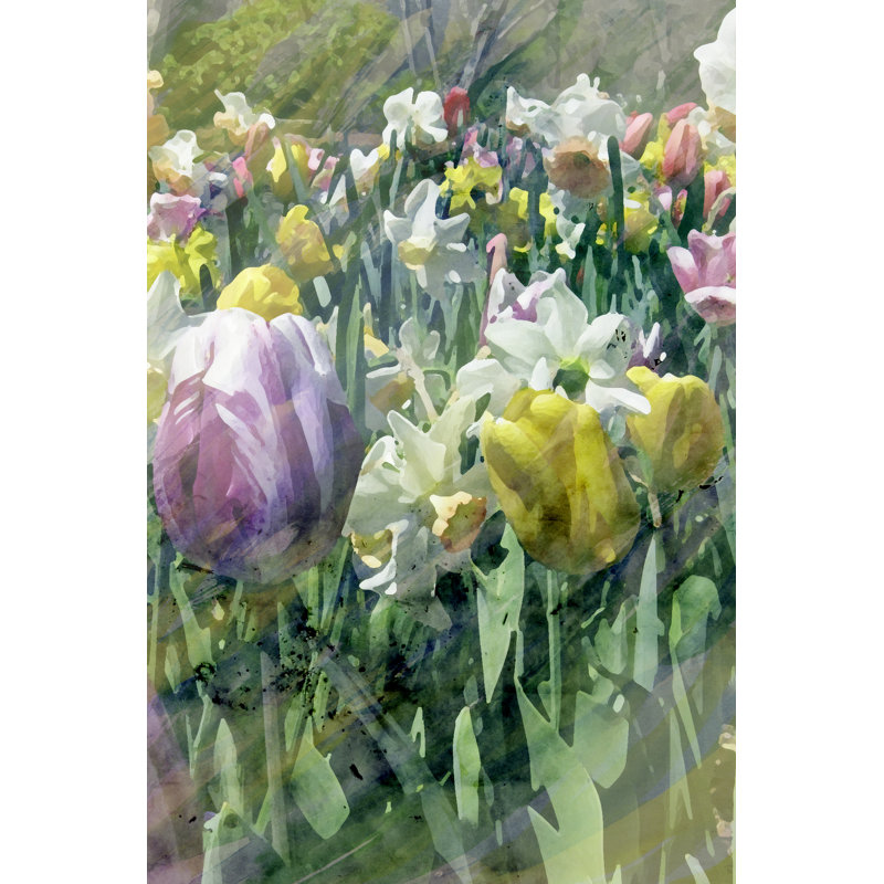 Le printemps à Giverny II, H 12 po x l 8 po x P 1,25 po