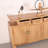 Handcrafted Elm Wood Sideboard