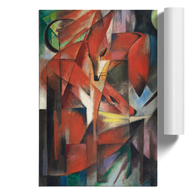 The Foxes by Franz Marc - Frameless Print