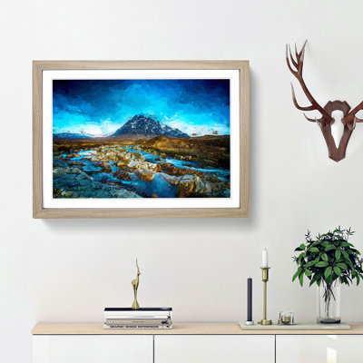Glencoe in Scotland - Framed Print