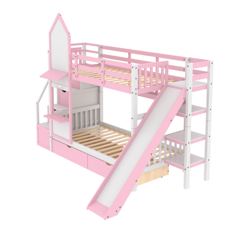 Lit pour enfant Orlinda, Rose