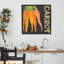 Giclée encadrée de carotte, légume-racine, conception de Nancy Overton-1120858470-1120858468