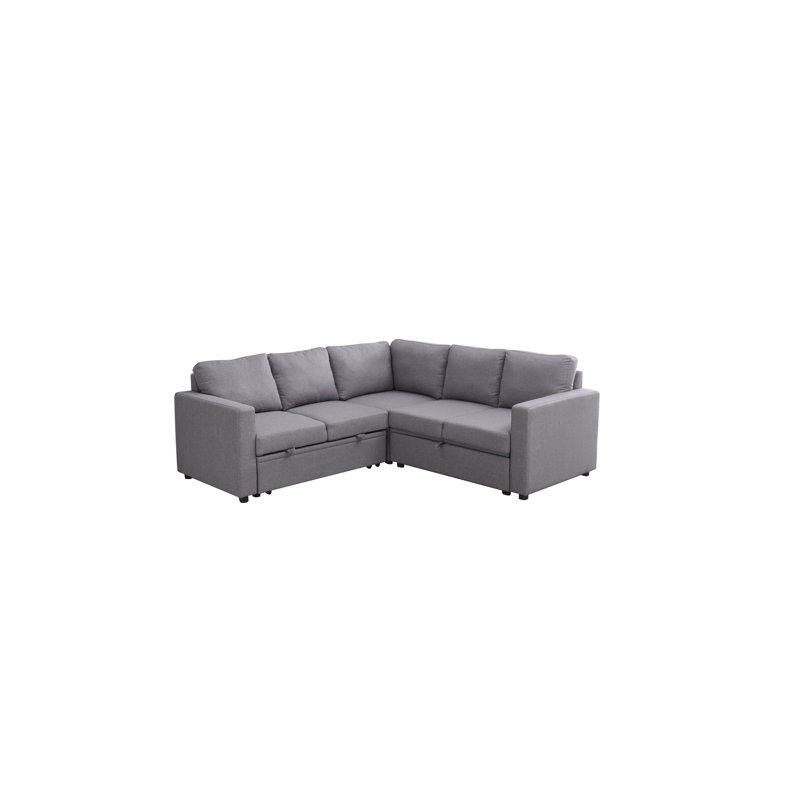 Sectional Sofa Bed, Beige