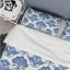 Blue White Timeless Damask Glamour Art I - Transitional Duvet Cover Set-109160754