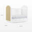 Aspen 4-In-1 Convertible Crib With Underdrawer, White With Textured Oat-260314992