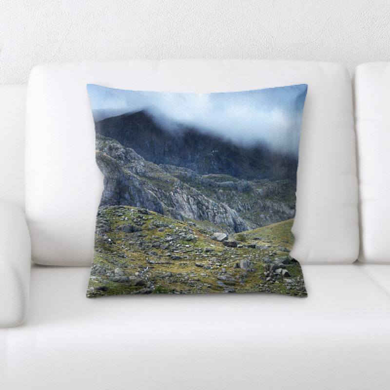 Waterfall Microsuede Reversible Throw Pillow