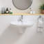 Eurosmart® Single Hole Bathroom Faucet with Drain Assembly-62487592