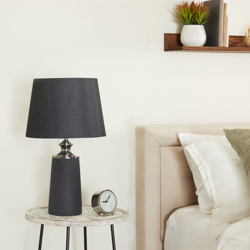 Ensemble de lampes de table noires 23,6 po
