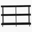 Table d'appoint 3 niveaux avec pieds en métal Darcy