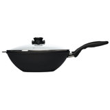 Swiss Diamond 11.8" Induction Non-Stick Alumimum Wok with Lid