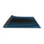 Tapis bleu/noir tissé à la machine-107022642