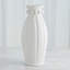 Vase perle - blanc mat - haut-101946687