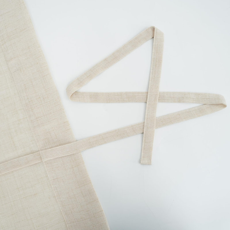 Rideau semi-transparent Merissa, L 25 po x L 47 po, Beige