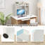 3-Tier Multipurpose Desk Bookshelf with 4 Shelves-2078174556