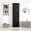 Grande armoire de rangement autoportante pour salle de bain avec tablettes réglables et tablettes de porte-1859321087