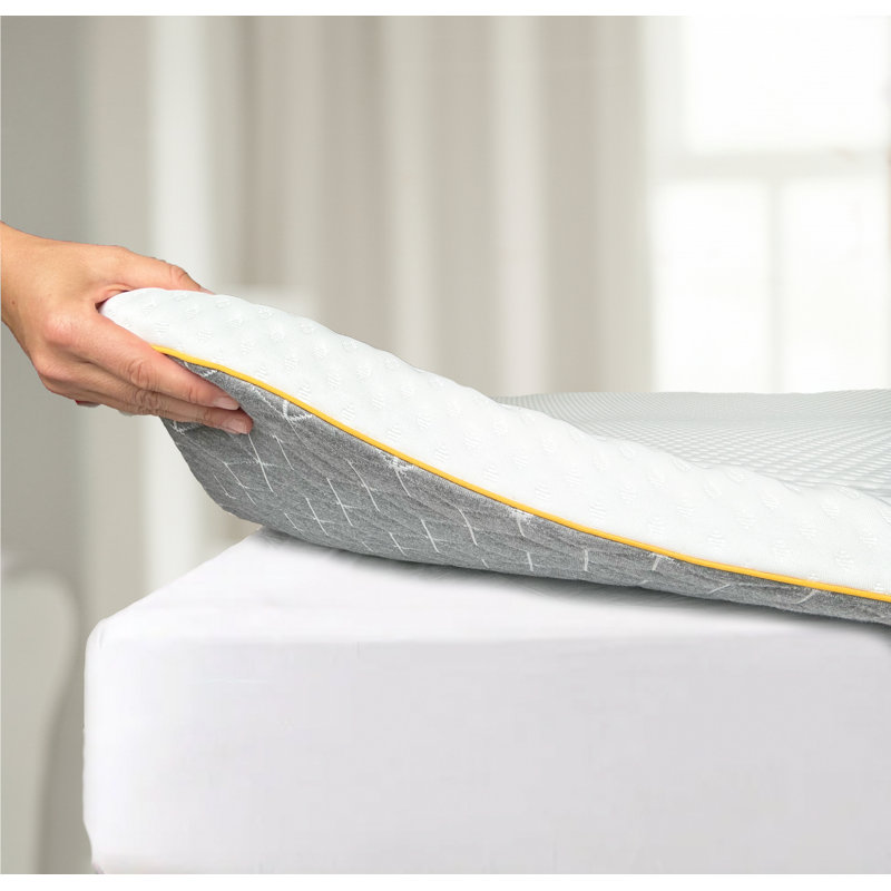 Brightr Aurora 2 In 1 Memory Foam Mattress Topper Medium Firm
