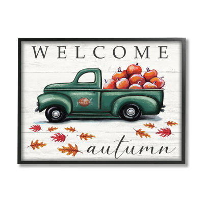 «Green Farm Truck Autumn», impression