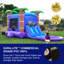 Glissoire d'eau HeroKiddo Enchanted Forest de qualité commerciale (avec ventilateur et piscine)