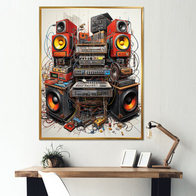Schéma d'un plateau tournant sur toile