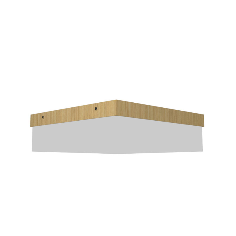 1 - Light LED Flush Mount, 4.68" H x 11.7" W x 11.7" D, Sand