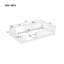 Lit plateforme simple avec garde-corps en bois blanc-1535773603