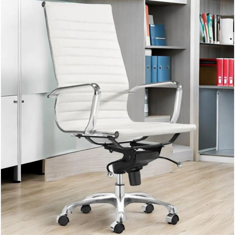 Chaise de bureau Roland, Blanc