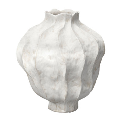Vase en porcelaine coquelicot