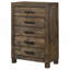 Commode de chambre à 5 tiroirs