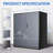36" Lockable Heavy Duty Metal Storage Cabinet W/ Drawer&Adjustable Shelves-964322335