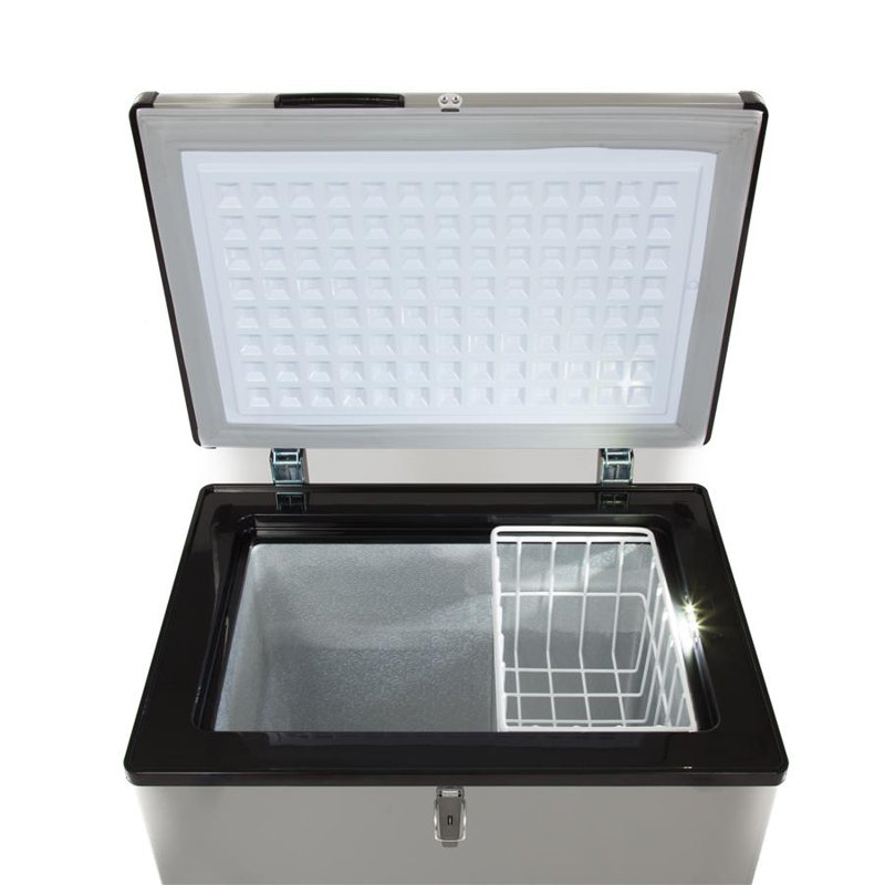 Whynter 95 Quart Portable Freezer/Refrigerator with 12v DC Option and Wheels, Grey