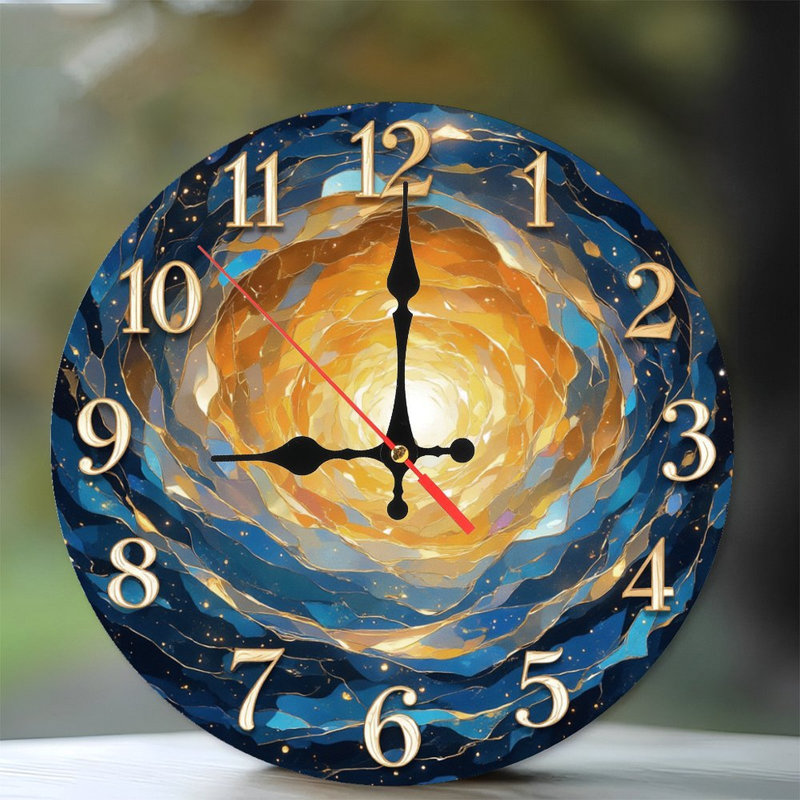 Tourbillon cosmique doré
