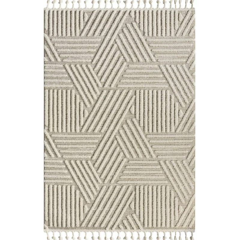 Tapis en coton Draiden, Tapis de couloir 2 pi 8 po x 11 pi 6 po