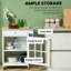 Îlot de cuisine mobile polyvalent avec rangement réglable et mobilité facile, parfait pour les petites cuisines et un espace de comptoir supplémentaire.