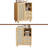 Rattan Buffet Cabinet With Adjustable Shelf, Sideboard With Drawers For Living Room, Kitchen, Entryway-1176319527
