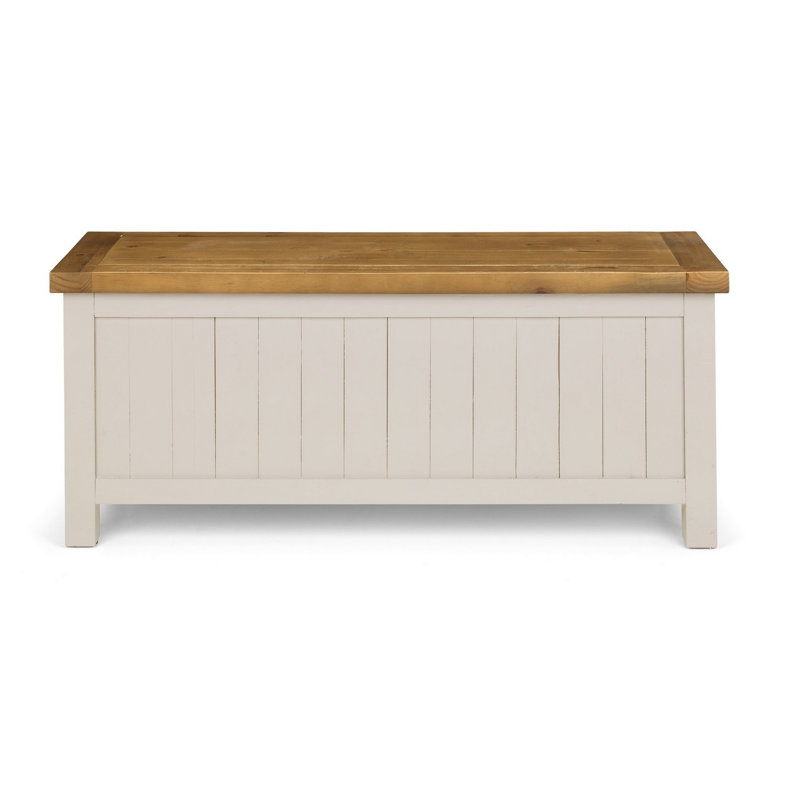 Chantal Solid Wood Bench, Grey Wash