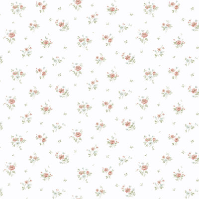 Pretty Prints Floral 10.05m x 53cm Matte Wallpaper Roll