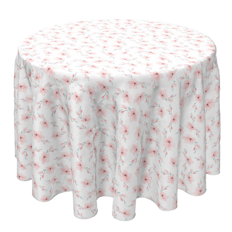 Round Cotton Twill Tablecloth