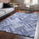 Premium Machine Washable Cerrito Blue Rug