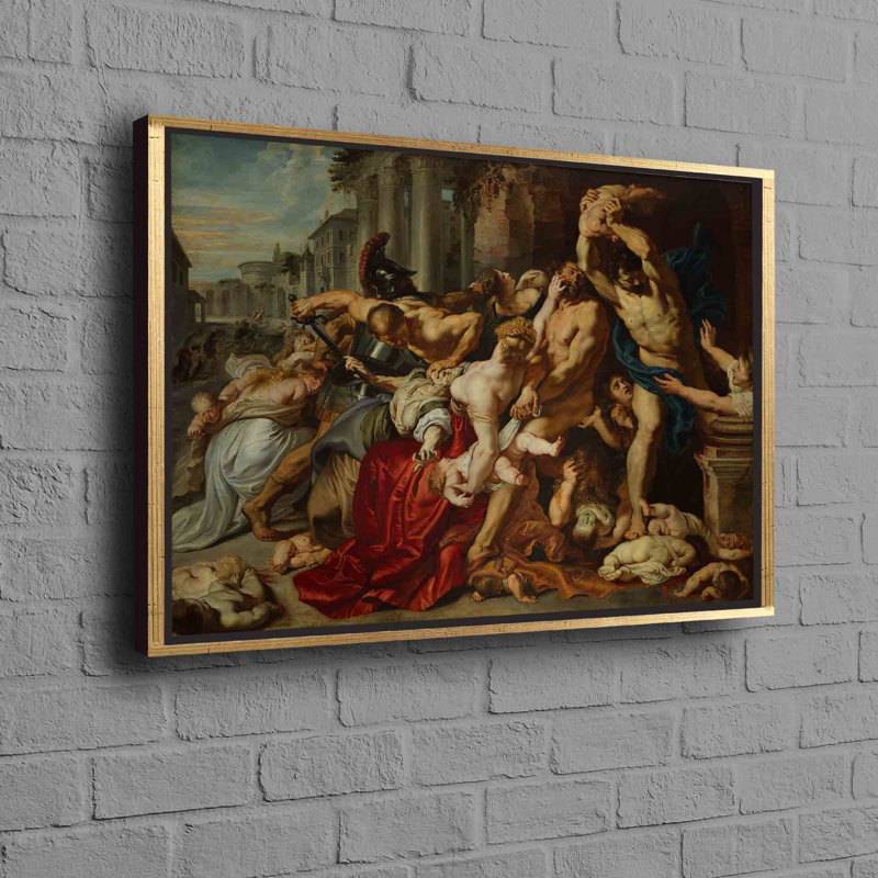 Print on Canvas, Gold, Framed Print without Mat, 20cm H x 30cm W