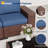 5 - Person Outdoor Rattan Sectional Seating Group With Cushions-1825879635-1825879636
