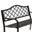 Banc de jardin en métal Barty