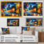 «Colorful Montreal City II», reproduction sur toile-86580932-86580931