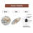 Elegant Abstract Wall Clock Decor for Home Art - 12'' Modern Glass Wall Clock