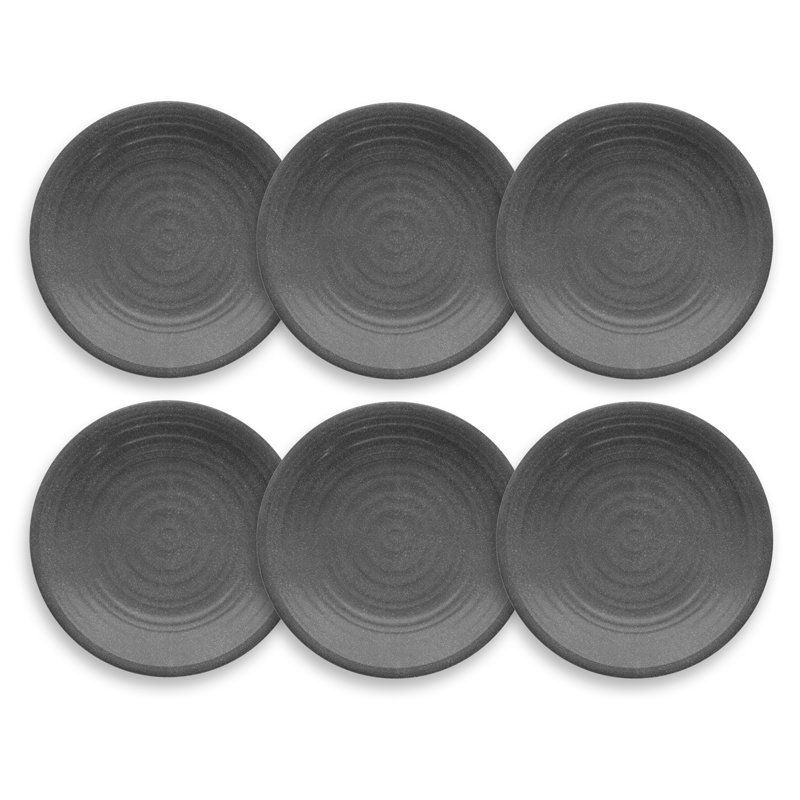 Assiette à salade Denver Planta Artisan - Gris - 8,5 po, Gris