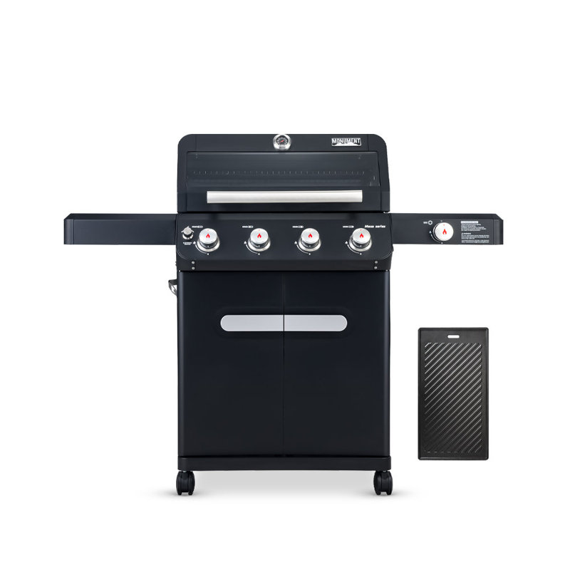 Barbecue au propane liquide à 4 brûleurs 52000 BTU avec plaque de cuisson Mesa 425 Monument Grills