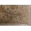 Tapis décoratif en laine beige Oushak de conception unique 8 pi x 8 pi 5 po noué à la main