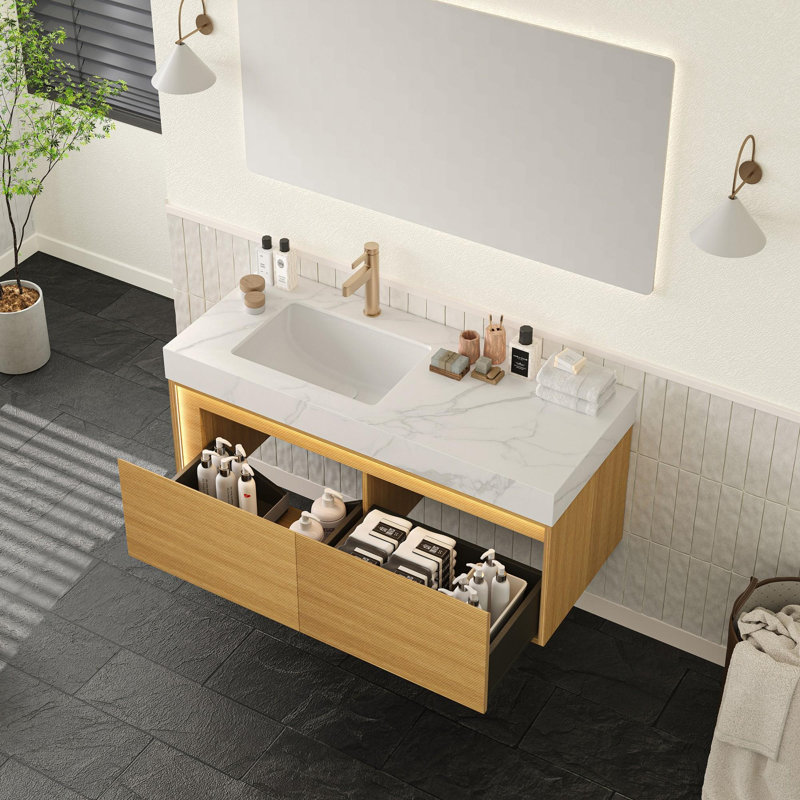 Ensemble de meuble-lavabo simple 48 po avec lavabo