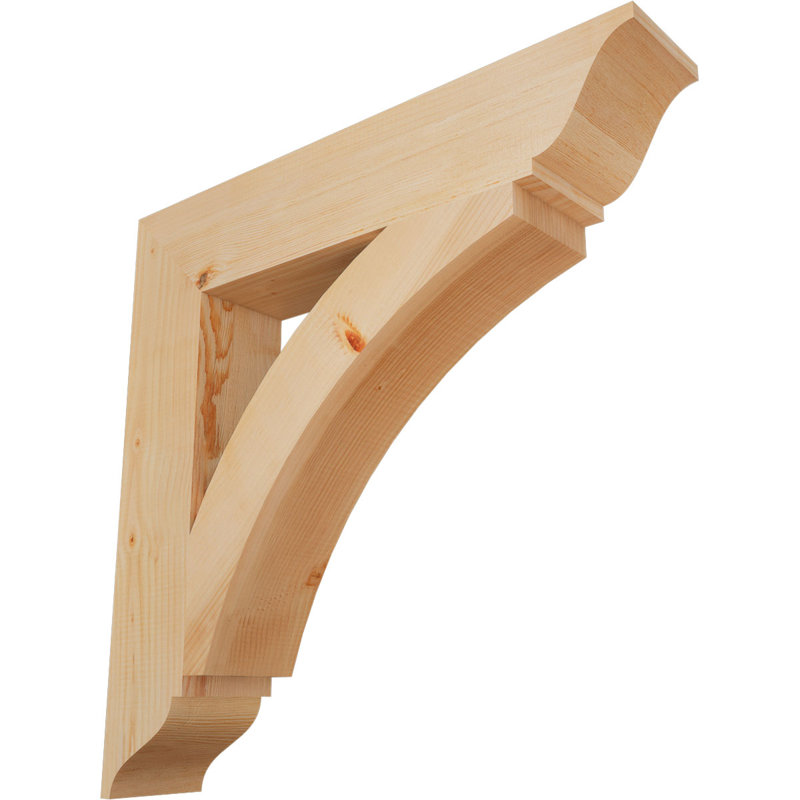 Support traditionnel Thorton, Douglas (lisse), H 32 po x l 5,5 po x P 32 po