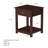 Kuan End Table with Drawer - Side Table with Storage Shelf - Classic Shaker-Style Wooden Nightstand